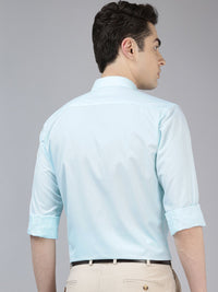 Park Avenue Self-Design Slim Fit Formal Shirt