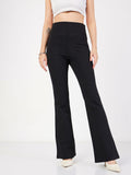 SASSAFRAS Women Slim Fit Bootcut Trousers