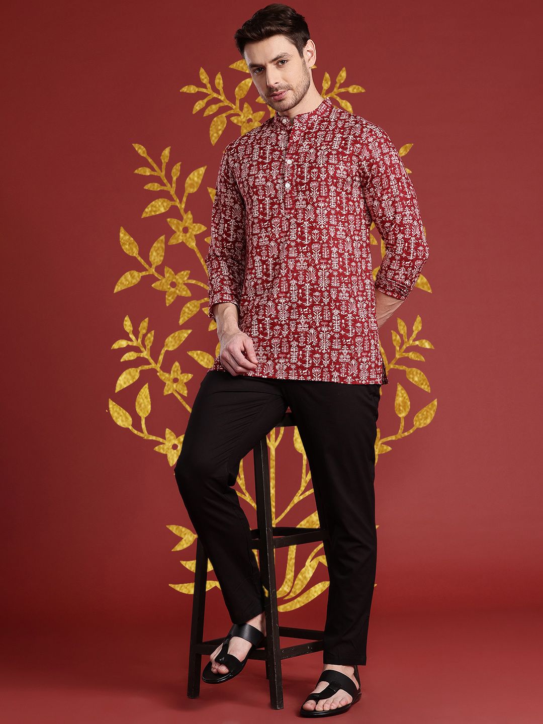 Anouk Floral Printed Kurta