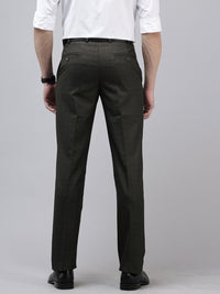 Park Avenue Men Checked Formal Trousers