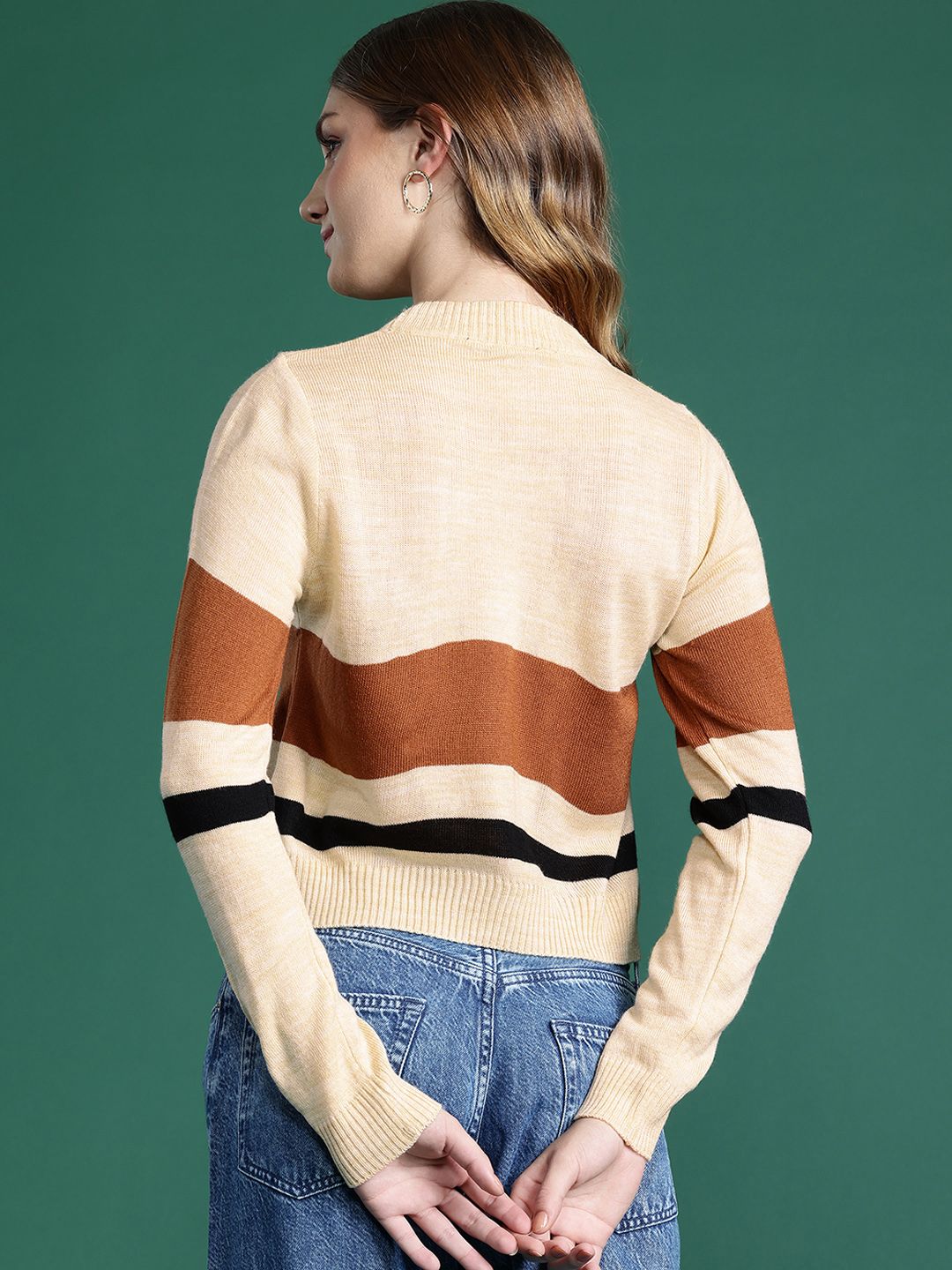 DressBerry Colorblocked Pullover
