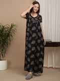 Sweet Dreams Women Printed Maxi Nightdress