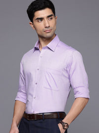 Raymond Slim Fit Micro Checks Pure Cotton Formal Shirt