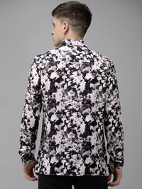 THE BEAR HOUSE Ardor Edition Slim Fit Floral Printed Opaque Casual Shirt