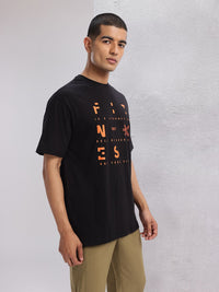 HRX by Hrithik Roshan Typography Printed Training T-shirt