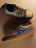 RARE RABBIT Men Perforations Suede Sneakers