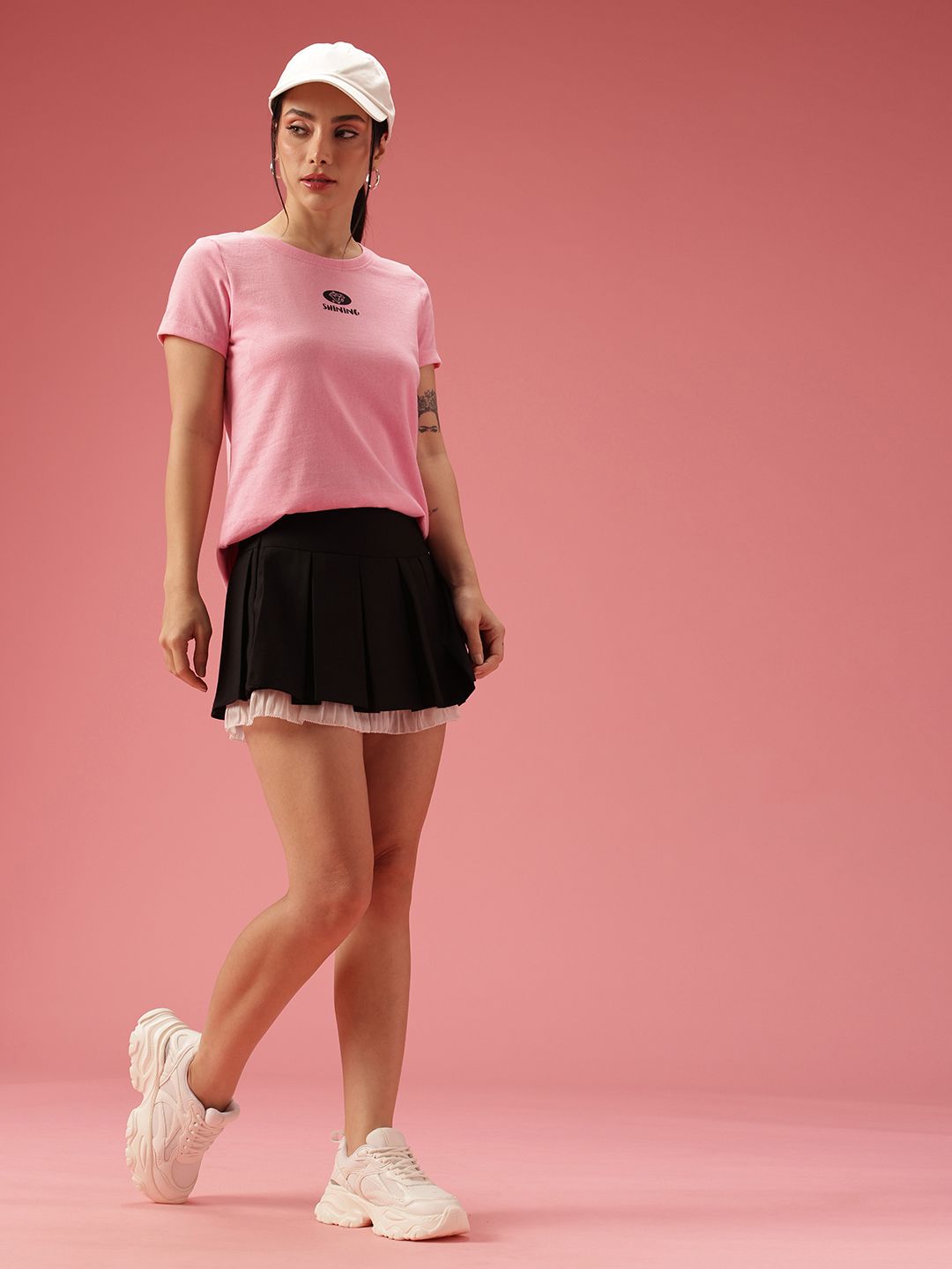 DressBerry Typography Printed T-shirt