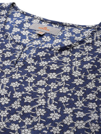 Anouk Men Floral Printed Pure Cotton Kurta