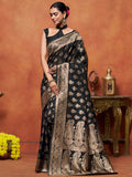 KALINI Woven Design Zari Banarasi Saree