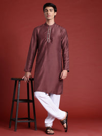 Anouk Woven Design Regular Kurta With Pyjamas