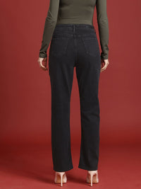 all about you Women Straight Fit High-Rise Light Fade Stretchable Jeans