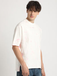 THE BEAR HOUSE Tie & Dye Pure Cotton Oversized T-shirt