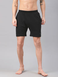 HRX by Hrithik Roshan Men Black Solid Regular Fit Yoga  Sustainable Shorts
