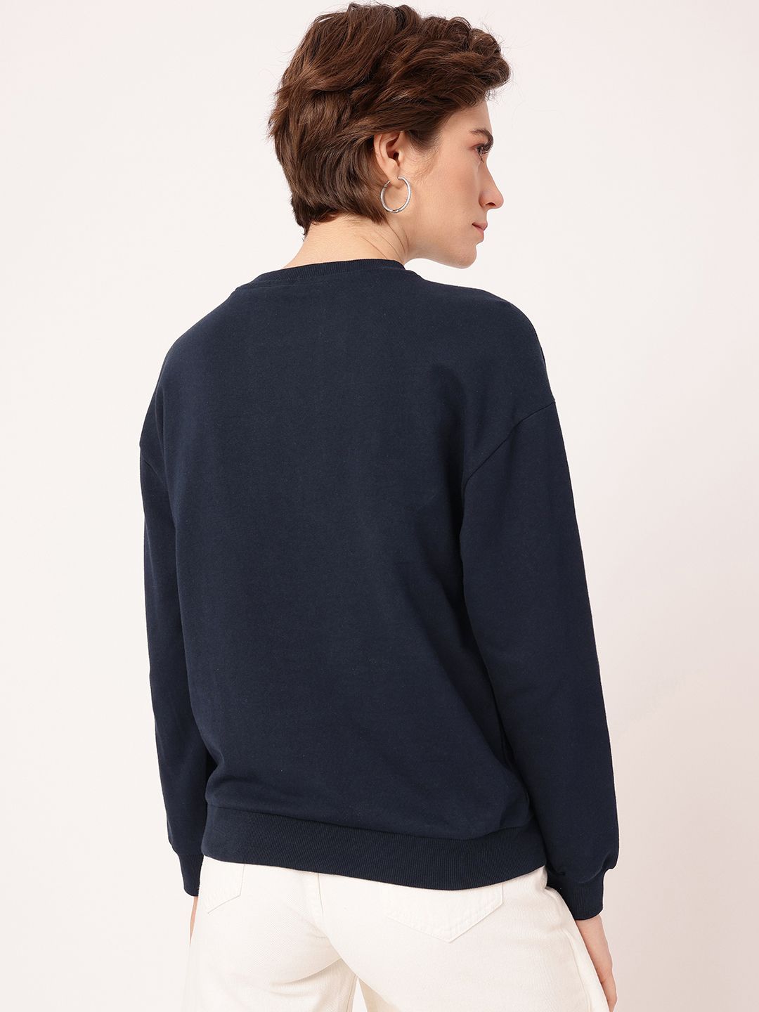 DressBerry Cotton Terry Relaxed Fit Sweatshirt