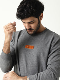 RARE RABBIT Men Velveto Sweatshirt