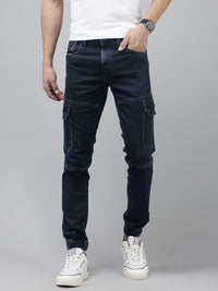 SPYKAR Men Regular Fit Stretchable Cargo Style Jeans