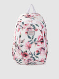 Lino Perros Women White & Pink  Floral Print 13 Inch Laptop Backpack