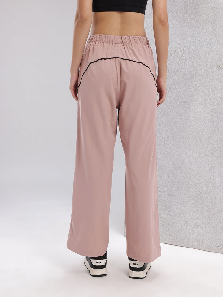 HRX by Hrithik Roshan Women Lifestyle Track Pants with Contrast Piping