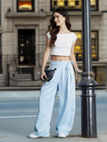 DressBerry Women Mid-Rise Pleated Trousers