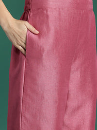 Indo Era Floral Embroidered Sequinned Kurta with Trousers & With Dupatta