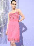 STREET 9 Floral Printed Sleeveless Sheath Dress