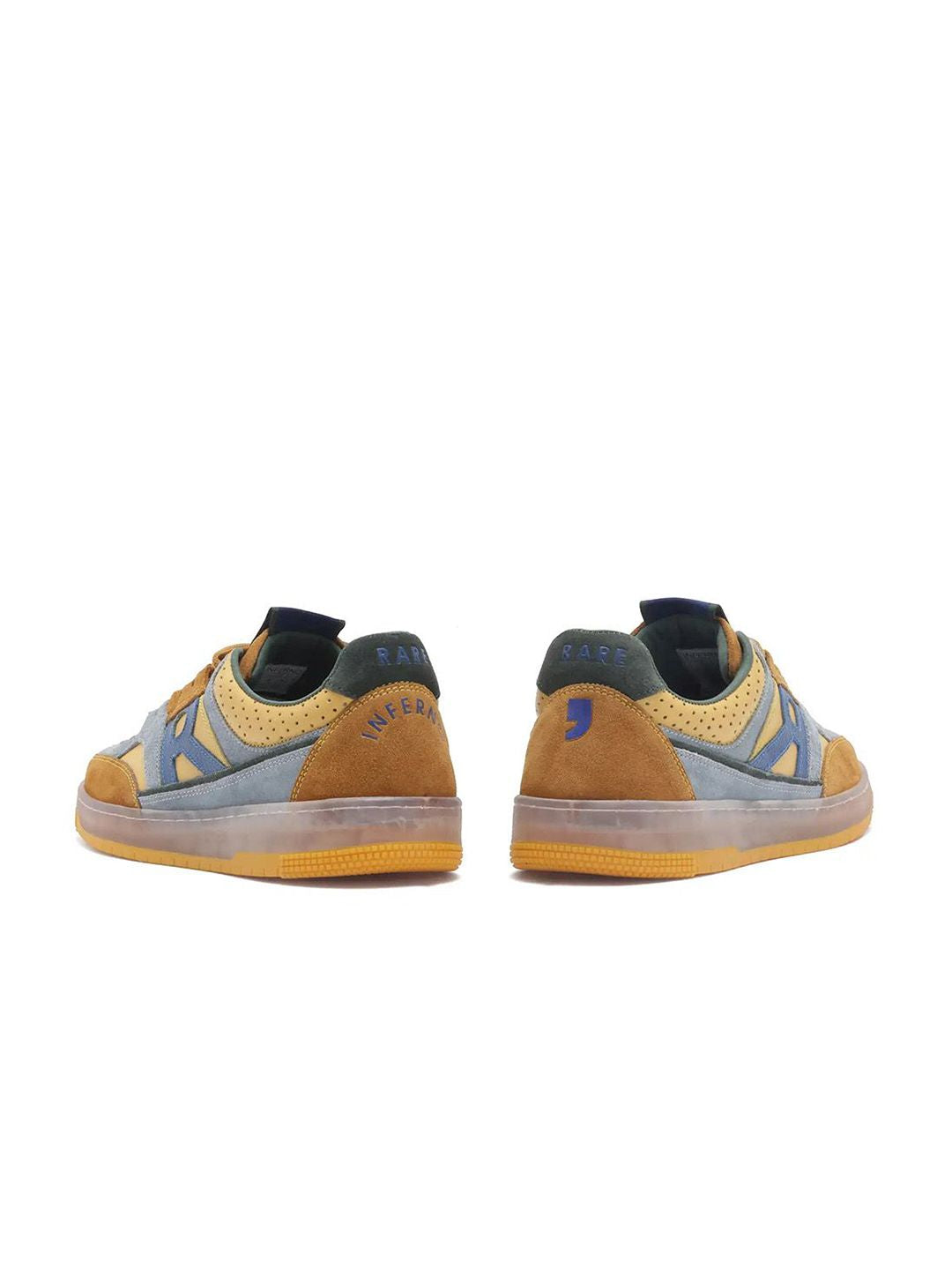 RARE RABBIT Men Perforations Suede Sneakers