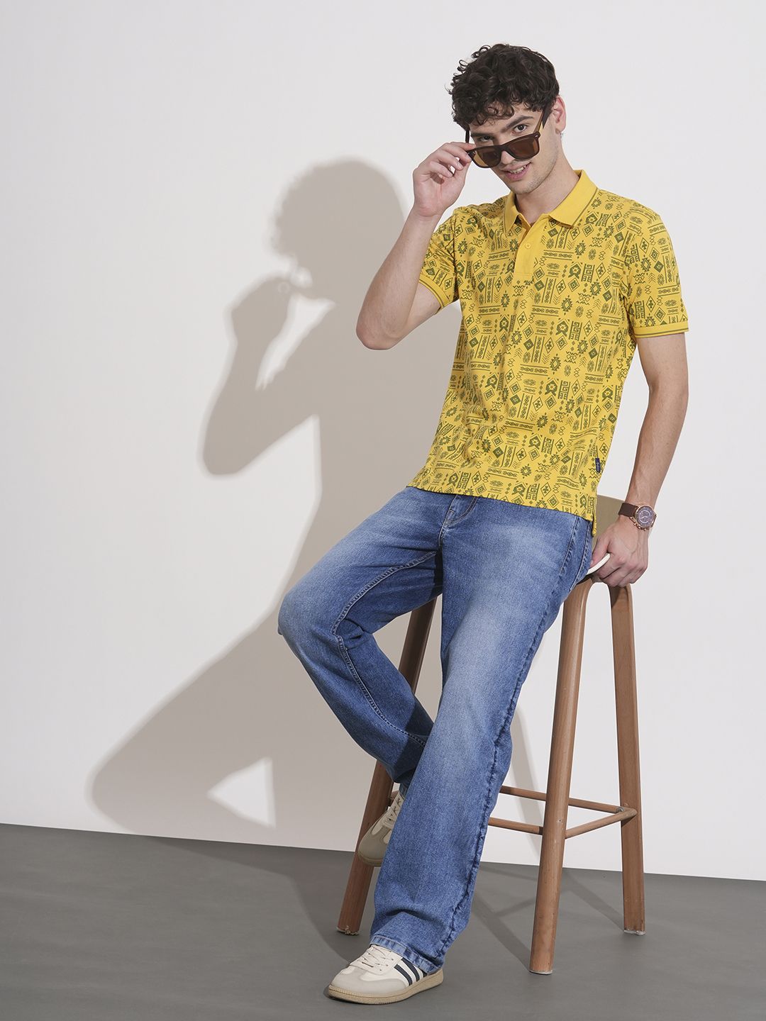 Being Human Men Bootcut Heavy Fade Stretchable Jeans