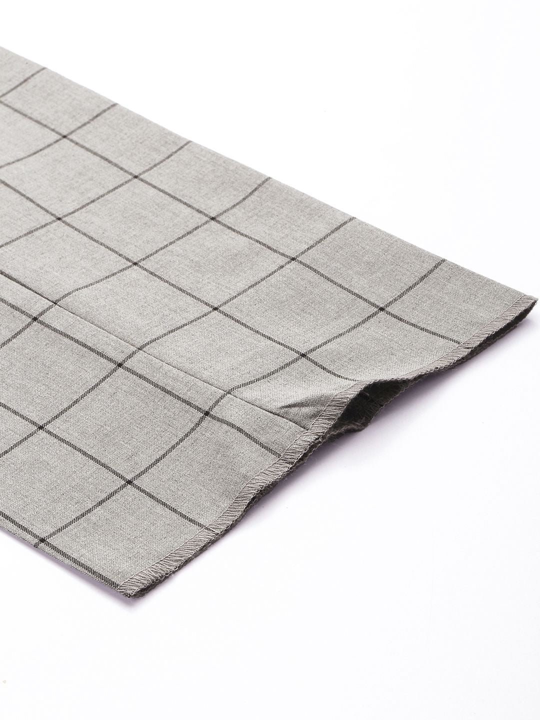 Raymond Men Checked Slim Fit Formal Trousers