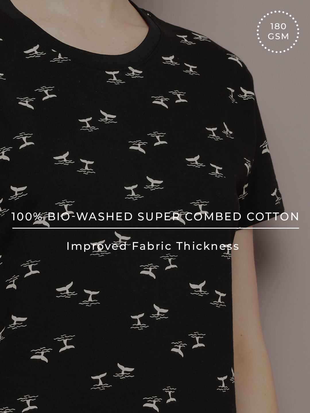 DILLINGER Printed Boxy Pure Super Combed Cotton T-shirt