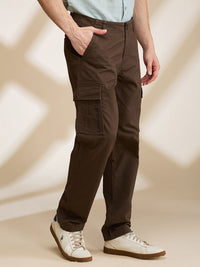 Being Human Men Relaxed Fit Cargos Trousers