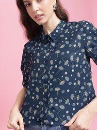 DressBerry Floral Printed Casual Shirt
