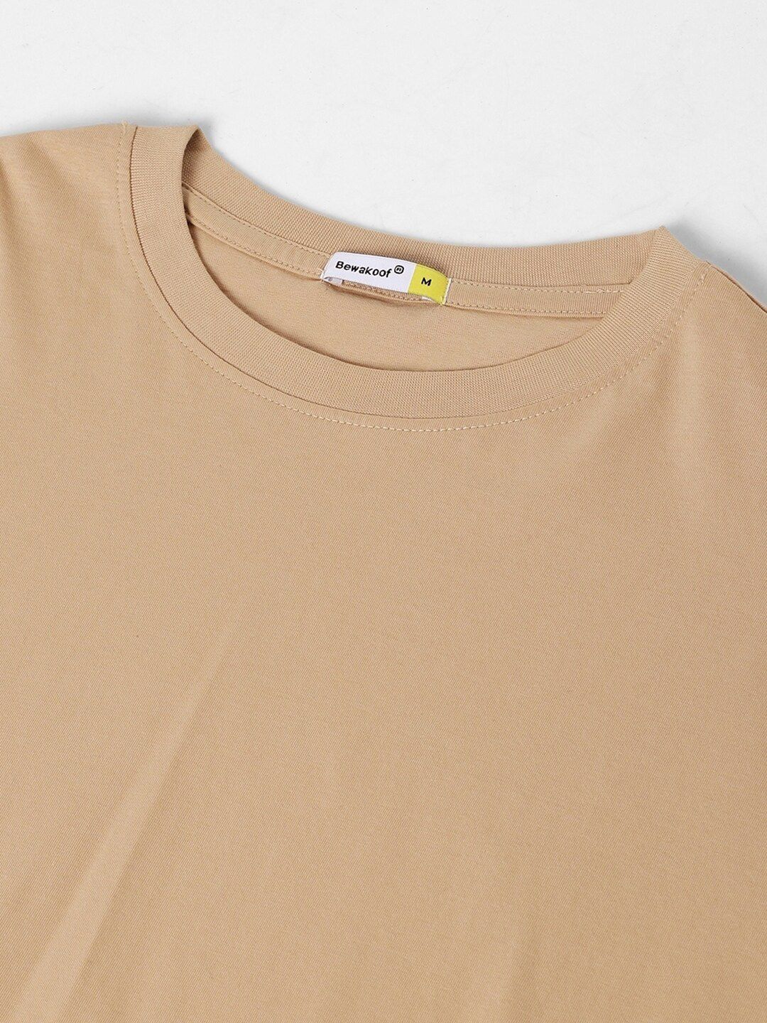 Bewakoof Garfield Printed Drop-Shoulder Sleeves Oversized Pure Cotton T-shirt