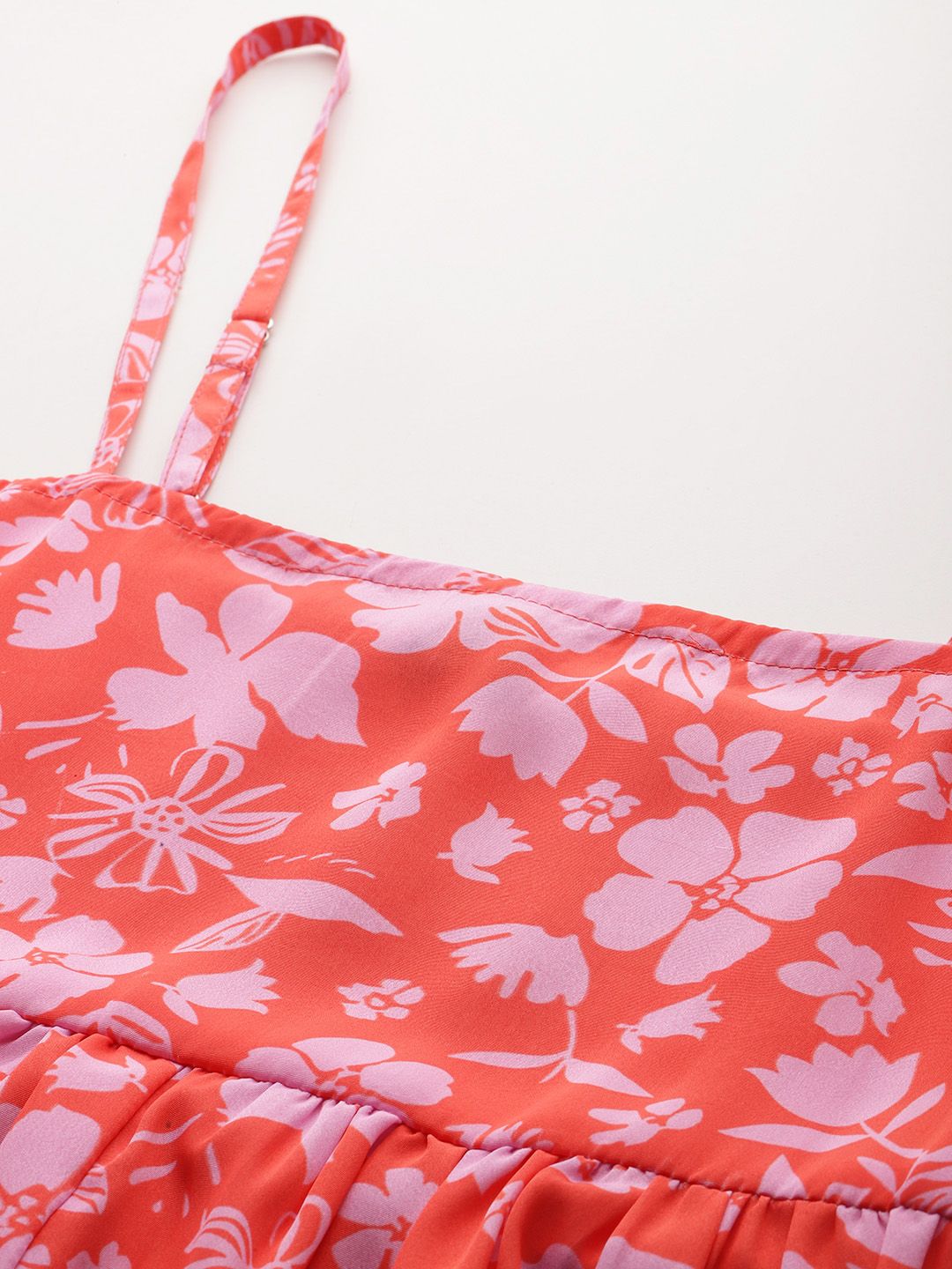 DressBerry Floral Print A-Line Maxi Dress