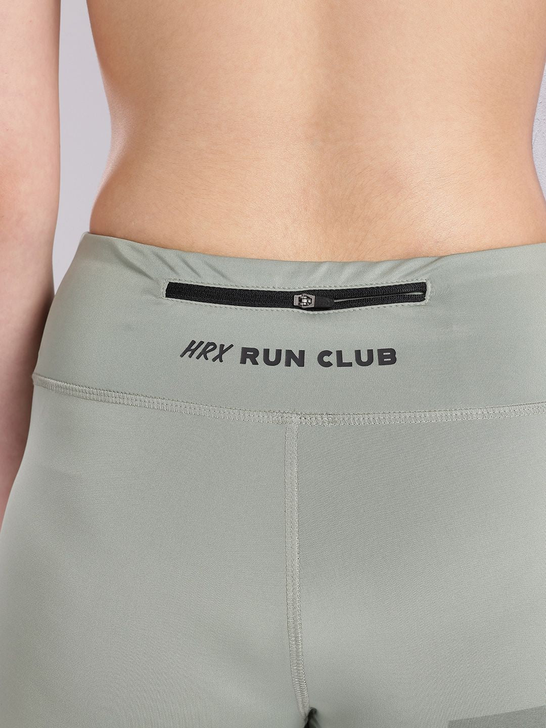 HRX by Hrithik Roshan Women Colourblock Rapid-Dry Cropped Running Tights