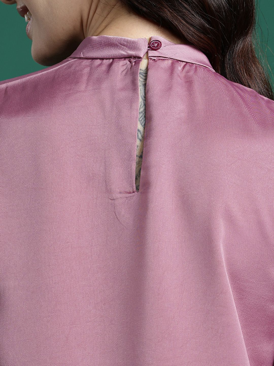 DressBerry Mandarin Collar Regular Top