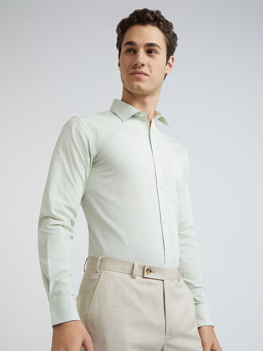 Park Avenue Pure Cotton Slim Fit Opaque Formal Shirt