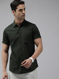 SPYKAR Pure Cotton Slim Fit Opaque Casual Shirt
