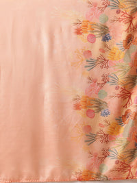 all about you Floral Printed Empire Kurta with Palazzos & With Dupatta