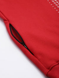 Being Human Pure Cotton Printed Hooded Sweatshirt