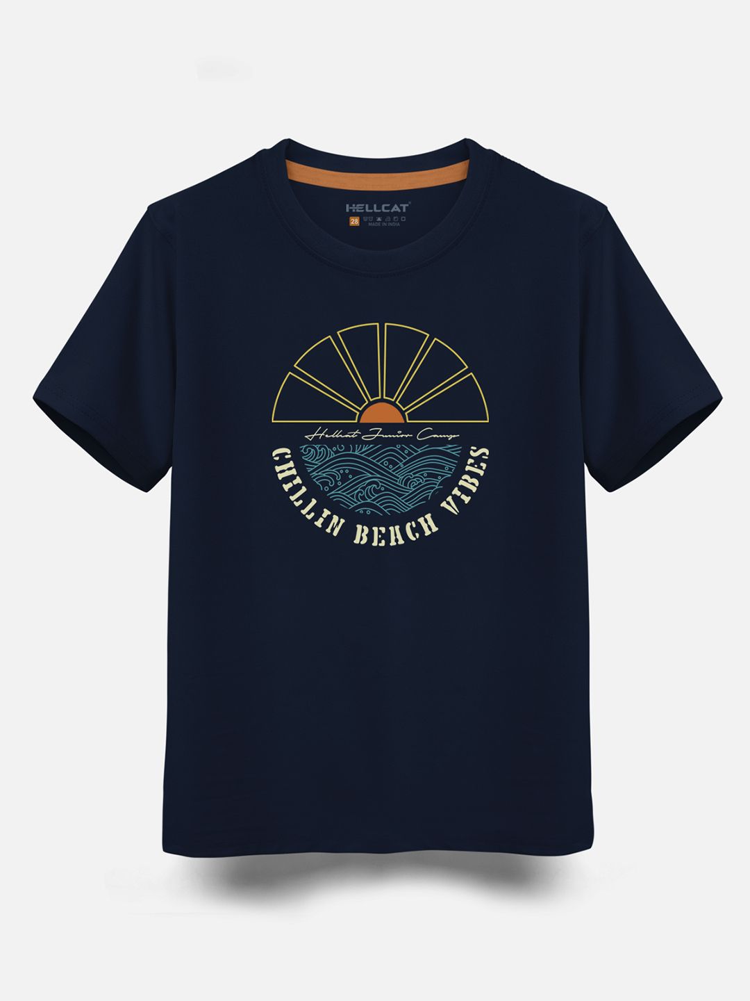 HELLCAT Boys Pack Of 5 Graphic Printed Cotton T-shirt