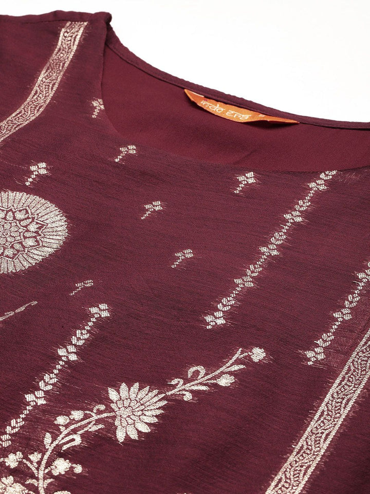 Indo Era Women Ethnic Motifs Regular Kurta with Trousers & With Dupatta