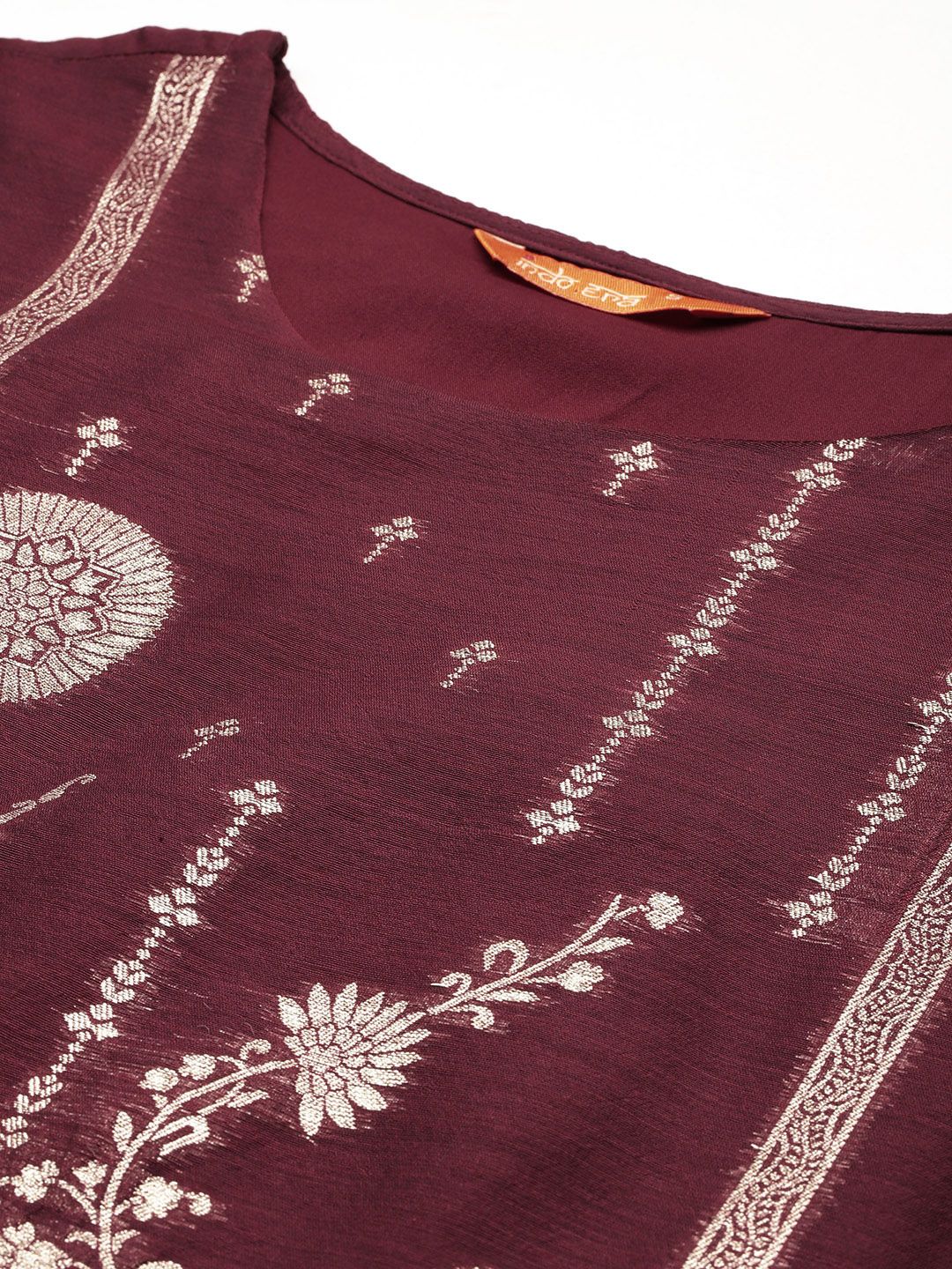 Indo Era Women Ethnic Motifs Regular Kurta with Trousers & With Dupatta