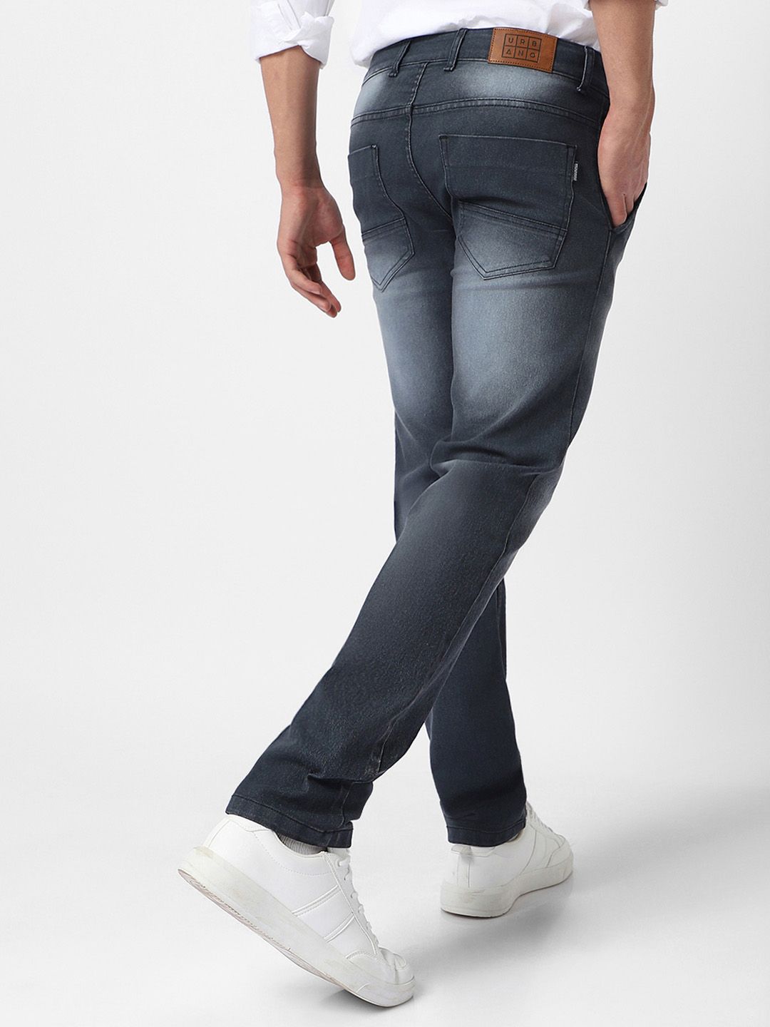 Urbano Fashion Men Regular Fit Washed Stretchable Jeans