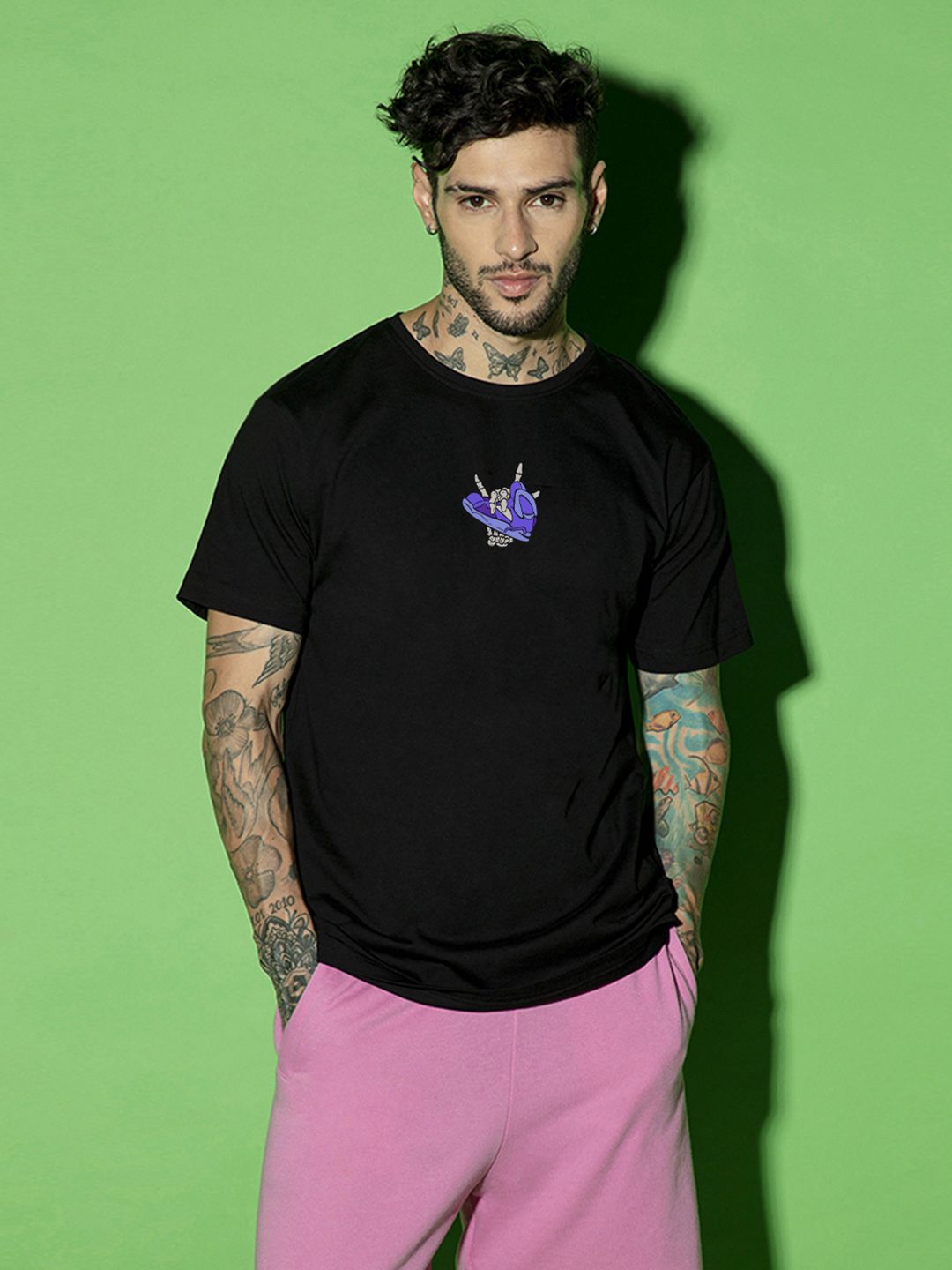 Bewakoof Graphic Printed Pure Cotton T-shirt