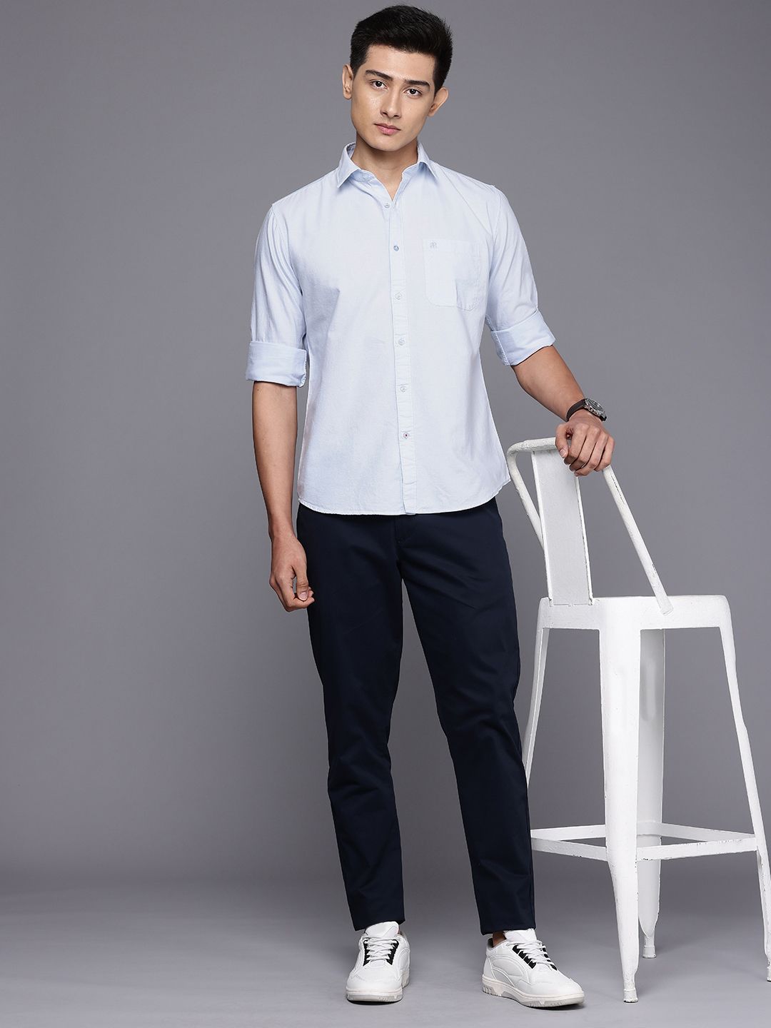 Raymond Pure Cotton Slim Fit Casual Shirt