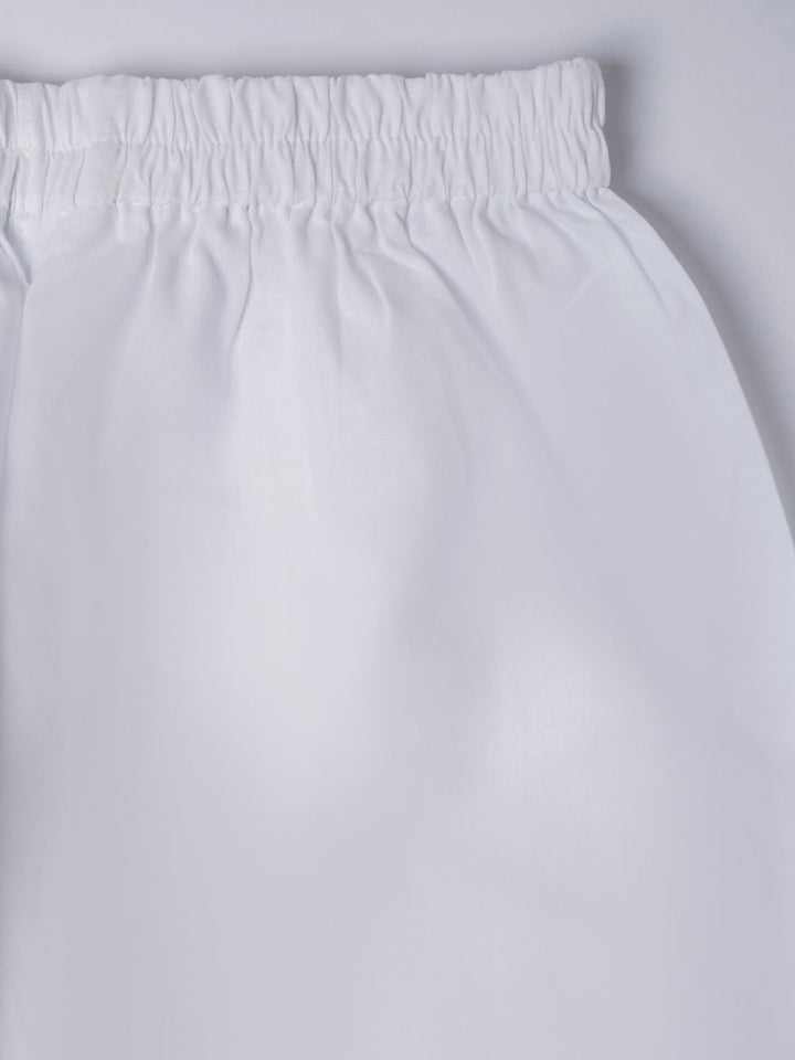 VASTRAMAY Boys Floral Printed Regular Pure Cotton Kurta with Pyjamas