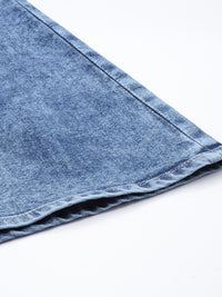 all about you Women Slim Bootcut High-Rise Heavy Fade Stretchable Jeans