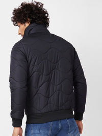SPYKAR Stand Collar Slim Fit Puffer Jacket