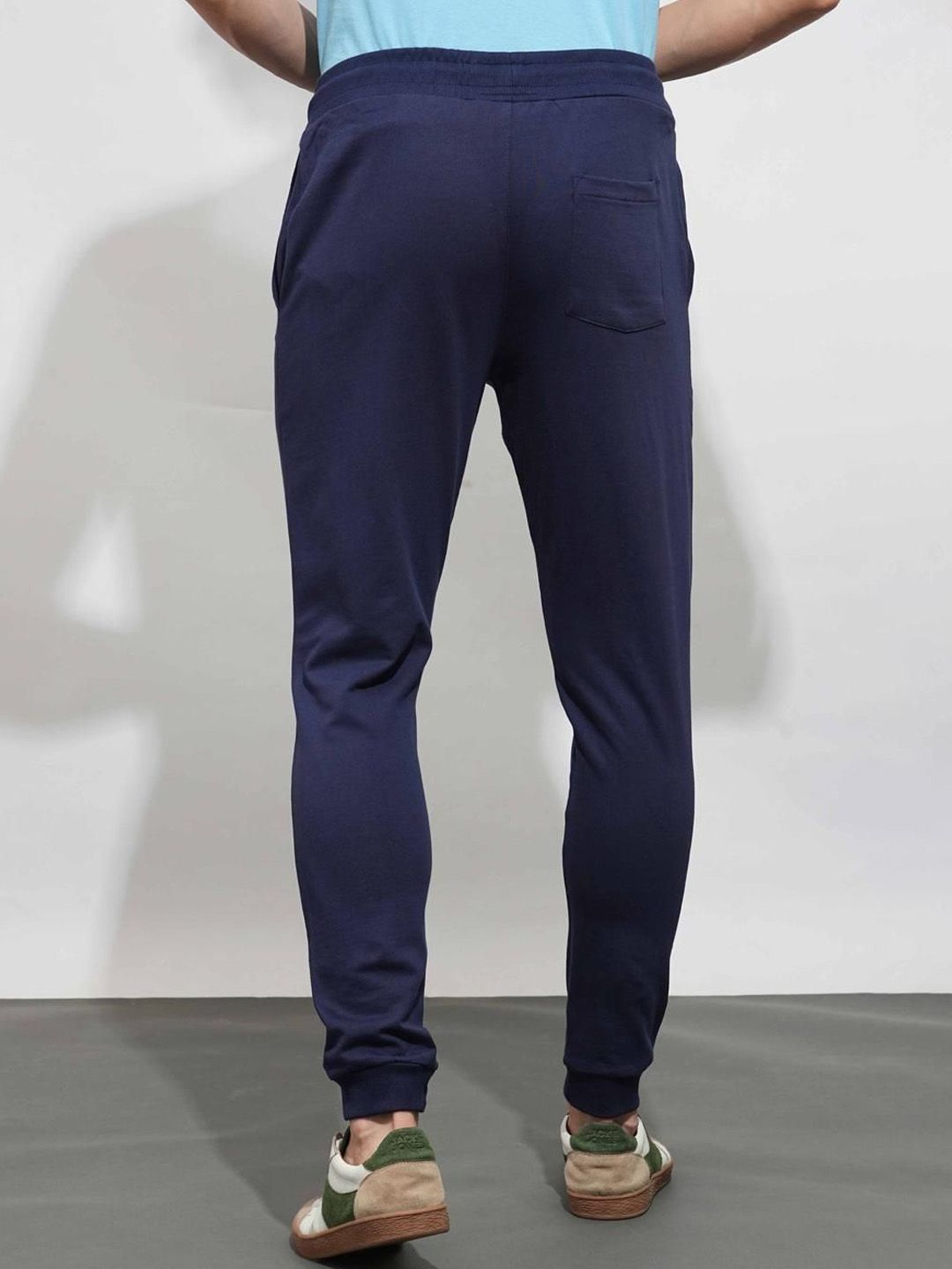 Being Human Men Slim Fit Pure Cotton Mid Rise Jogger