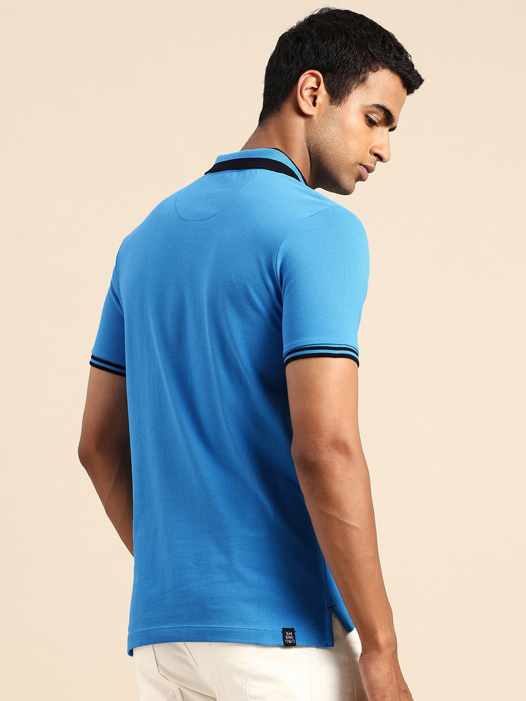 Being Human Polo Collar Pure Cotton T-shirt